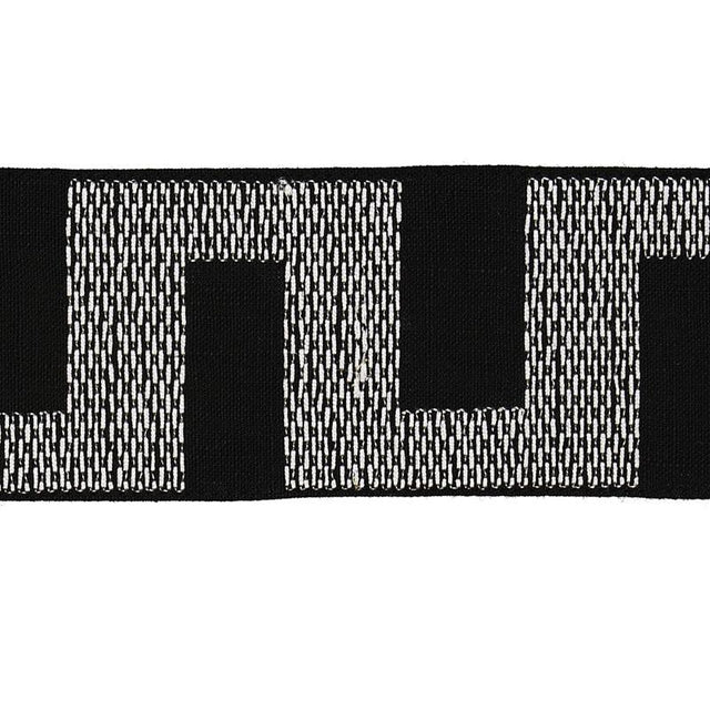 Schumacher Ivory On Black Matrix Tape