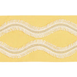 Schumacher Ogee Embroidered Tape Yellow Trim