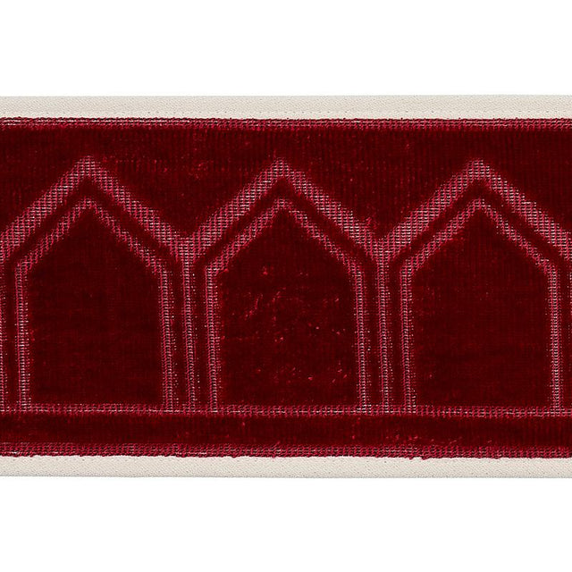 Schumacher Ruby Vizier Velvet Tape