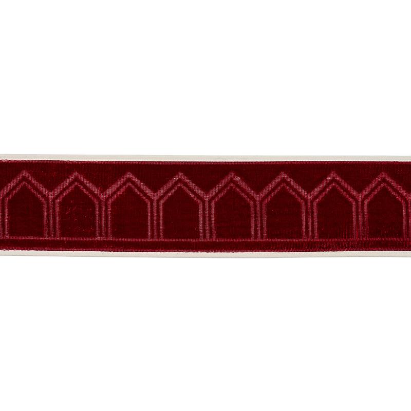Schumacher Ruby Vizier Velvet Tape
