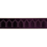 Schumacher Aubergine Vizier Velvet Tape