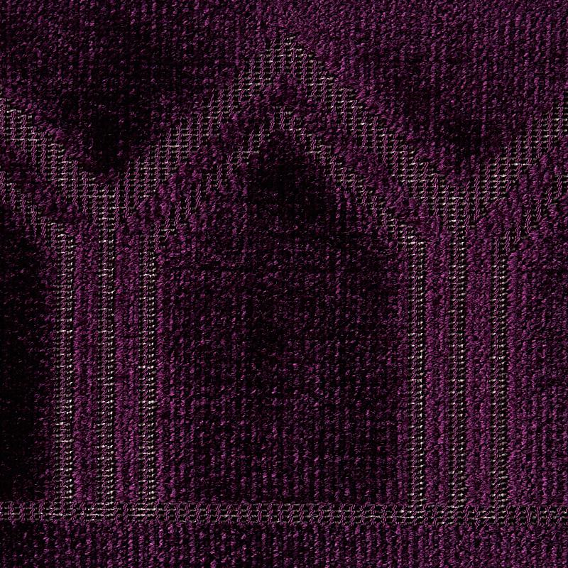 Schumacher Aubergine Vizier Velvet Tape