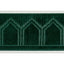 Schumacher Emerald Vizier Velvet Tape