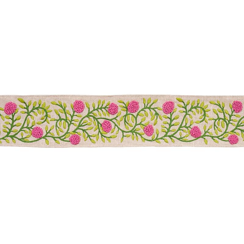 Schumacher Orchid & Green Ashoka Tape