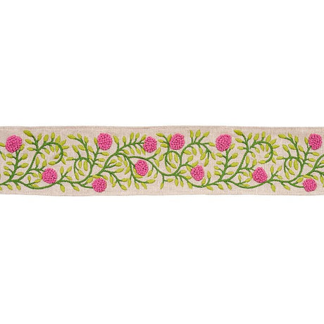 Schumacher Orchid & Green Ashoka Tape