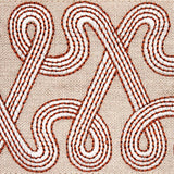 Schumacher Clay Freeform Embroidered Tape