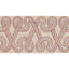 Schumacher Clay Freeform Embroidered Tape