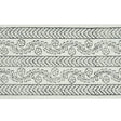 Schumacher Charcoal Arbela Hand Blocked Tape