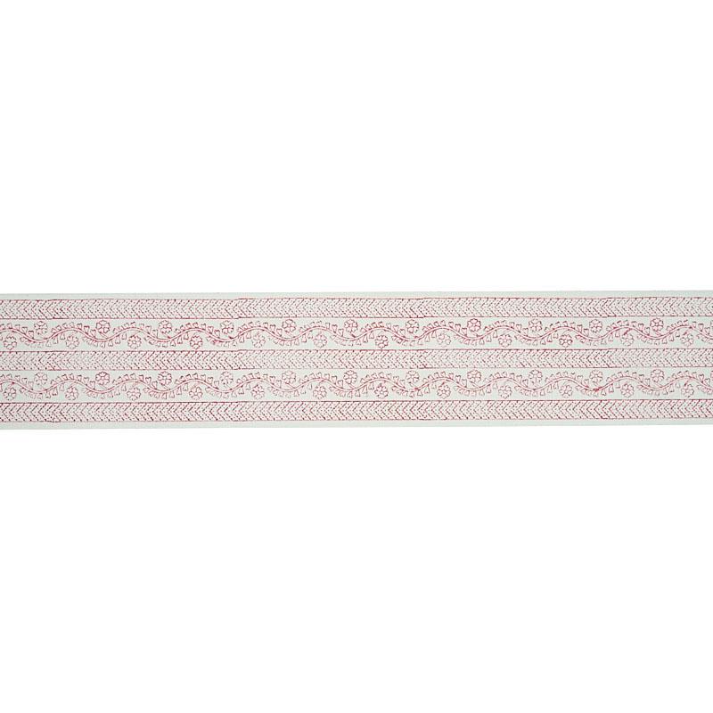 Schumacher Pink Arbela Hand Blocked Tape