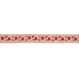 Schumacher Red Mila Hand Block Print Tape