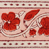 Schumacher Red Mila Hand Block Print Tape