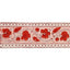 Schumacher Red Mila Hand Block Print Tape