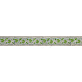 Schumacher Green Mila Hand Block Print Tape