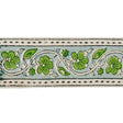 Schumacher Green Mila Hand Block Print Tape