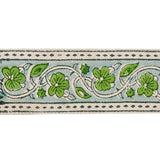 Schumacher Green Mila Hand Block Print Tape