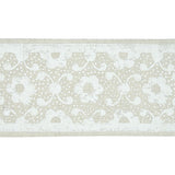 Schumacher Ivory Brinda Hand Blocked Tape