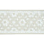 Schumacher Ivory Brinda Hand Blocked Tape