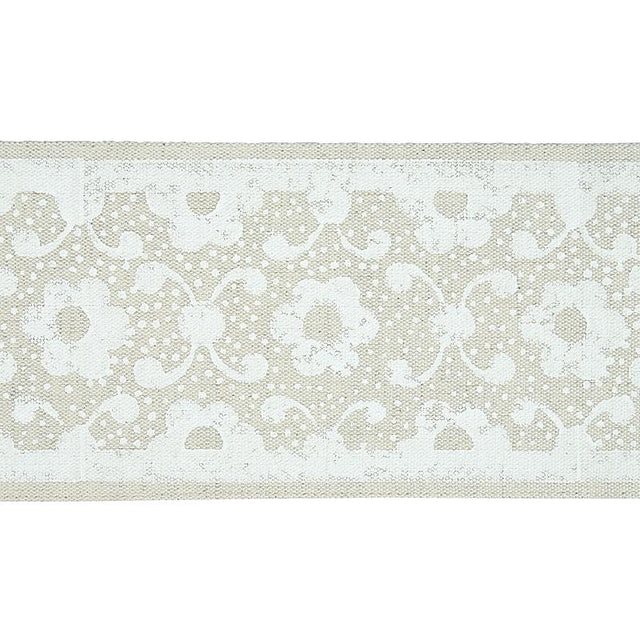 Schumacher Ivory Brinda Hand Blocked Tape