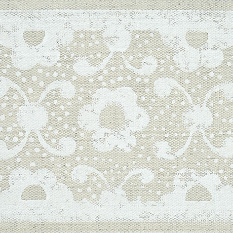 Schumacher Ivory Brinda Hand Blocked Tape