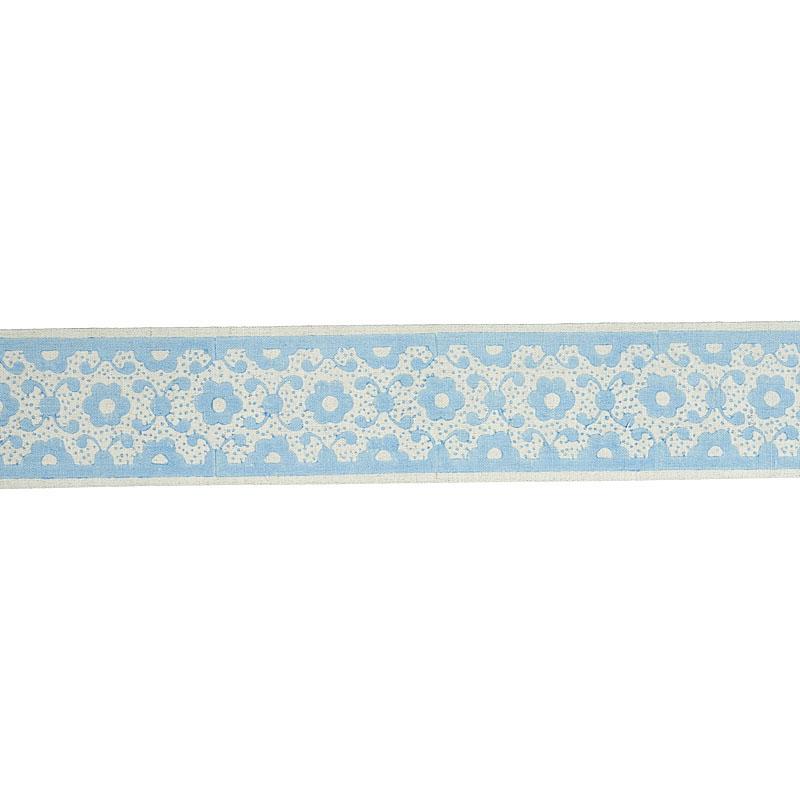 Schumacher Sky Brinda Hand Blocked Tape