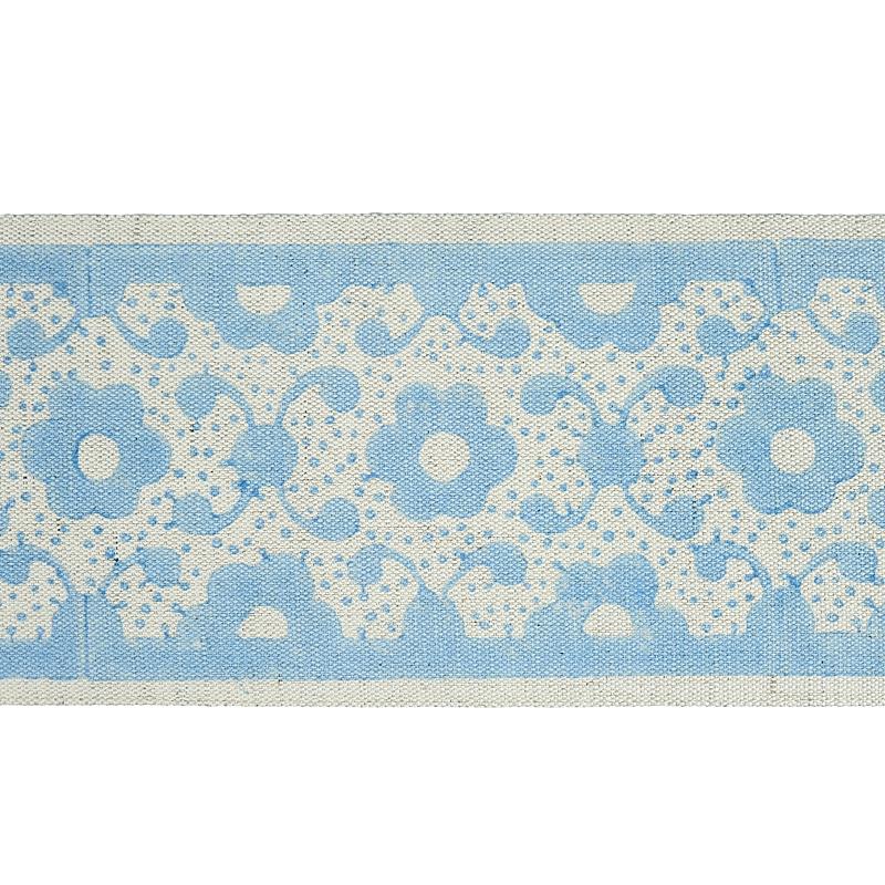 Schumacher Sky Brinda Hand Blocked Tape