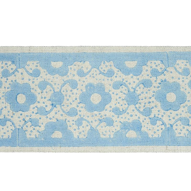 Schumacher Sky Brinda Hand Blocked Tape