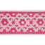 Schumacher Pink Brinda Hand Blocked Tape