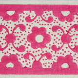 Schumacher Pink Brinda Hand Blocked Tape