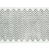 Schumacher Charcoal Leora Hand Blocked Tape