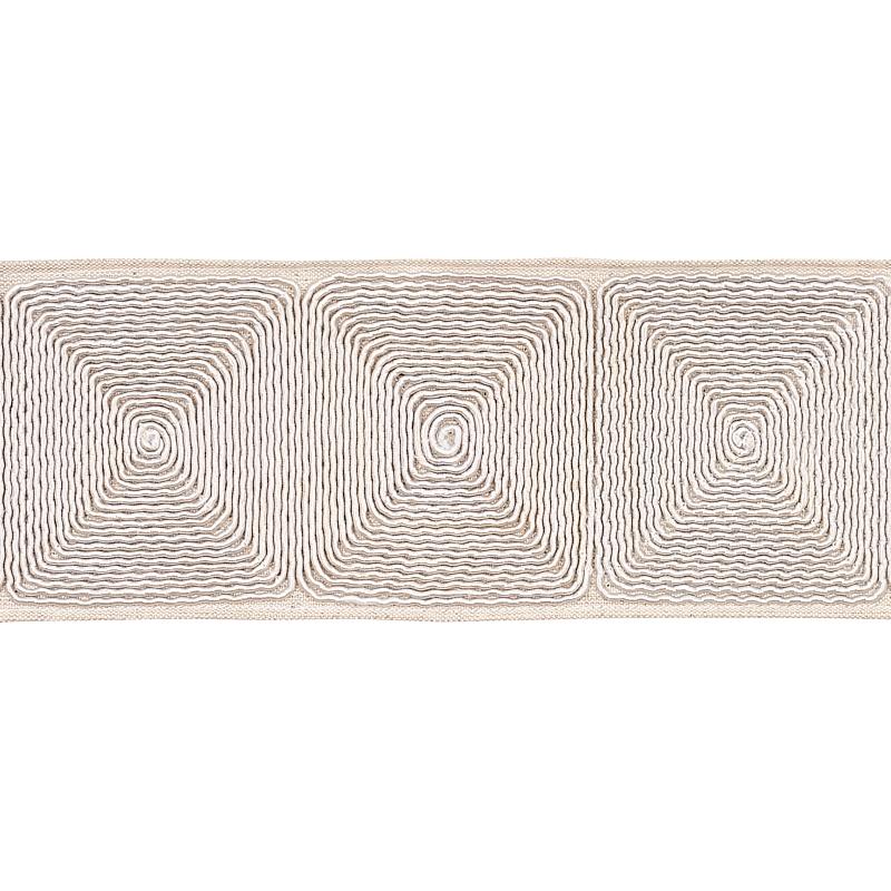 Schumacher Natural Nautilina Embroidered Tape