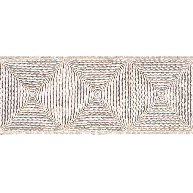 Schumacher Natural Nautilina Embroidered Tape