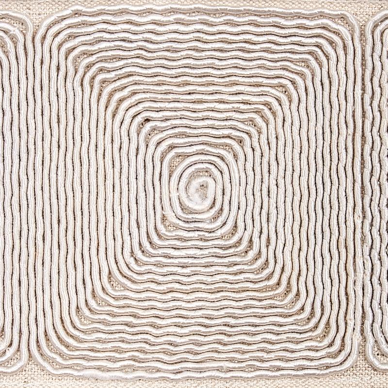 Schumacher Natural Nautilina Embroidered Tape