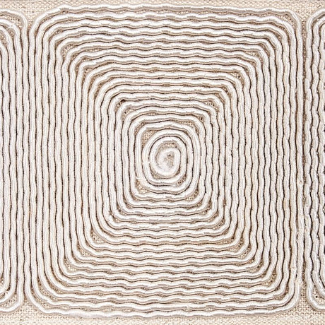 Schumacher Natural Nautilina Embroidered Tape