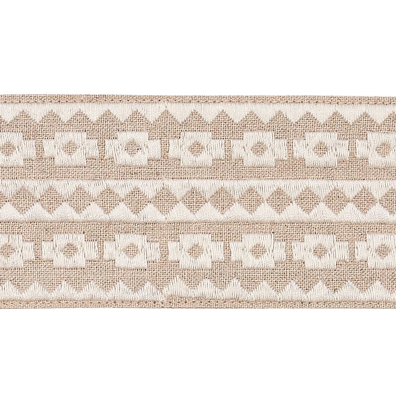 Schumacher Ivory On Natural Talitha Tape