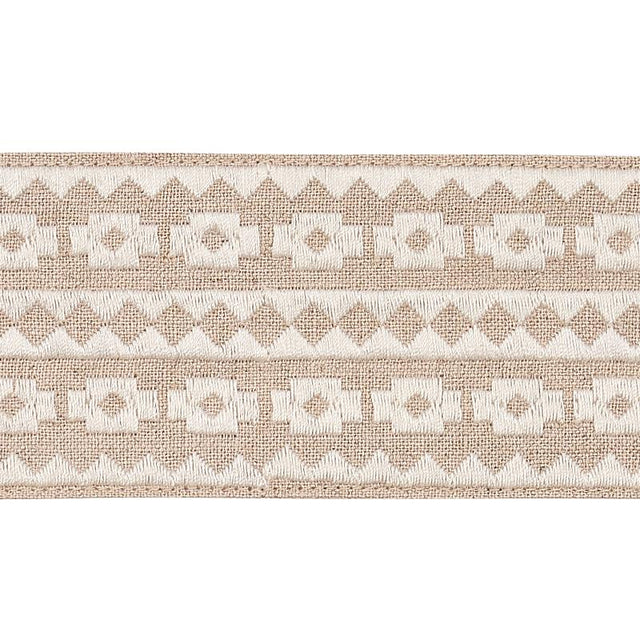 Schumacher Ivory On Natural Talitha Tape