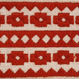 Schumacher Talitha Tape Terracotta On Natural Trim