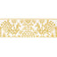 Schumacher Yellow Tarpan Embroidered Tape