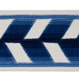 Schumacher Lapis Chevron Strie Velvet Tape