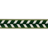 Schumacher Emerald Chevron Strie Velvet Tape
