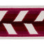 Schumacher Garnet Chevron Strie Velvet Tape