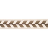 Schumacher Stone Chevron Strie Velvet Tape