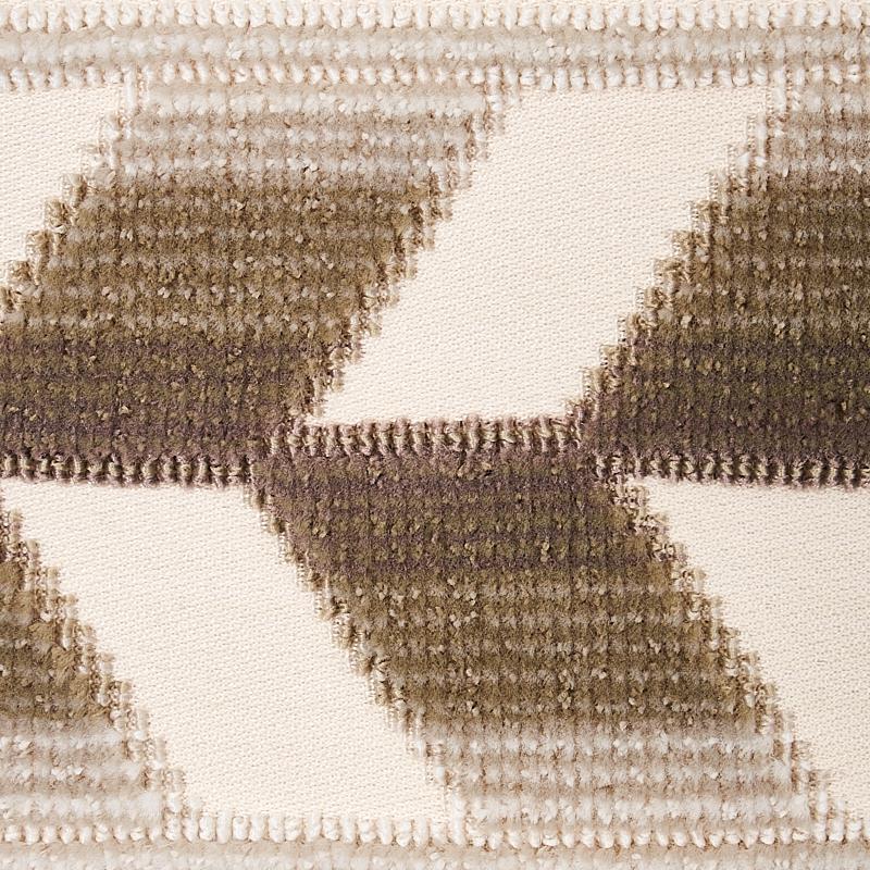 Schumacher Chevron Strie Velvet Tape Stone Trim