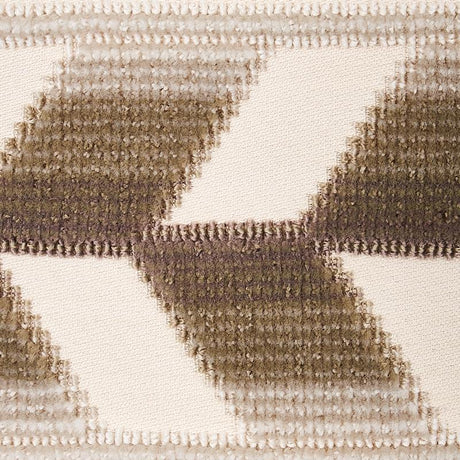 Schumacher Chevron Strie Velvet Tape Stone Trim