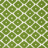 Schumacher Ziggurat Green Fabric