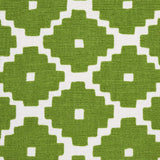 Schumacher Ziggurat Green Fabric