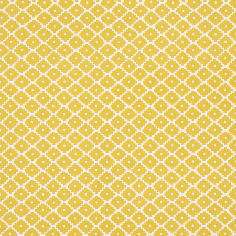 Schumacher Ziggurat Yellow Fabric