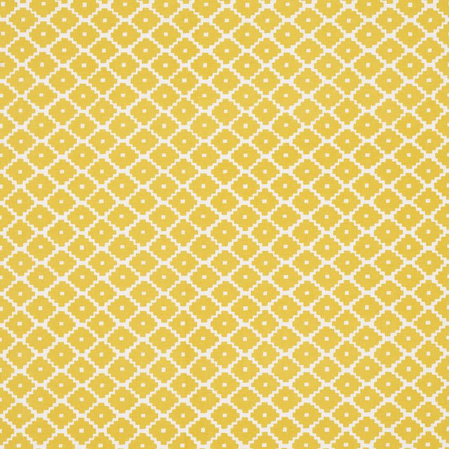 Schumacher Ziggurat Yellow Fabric