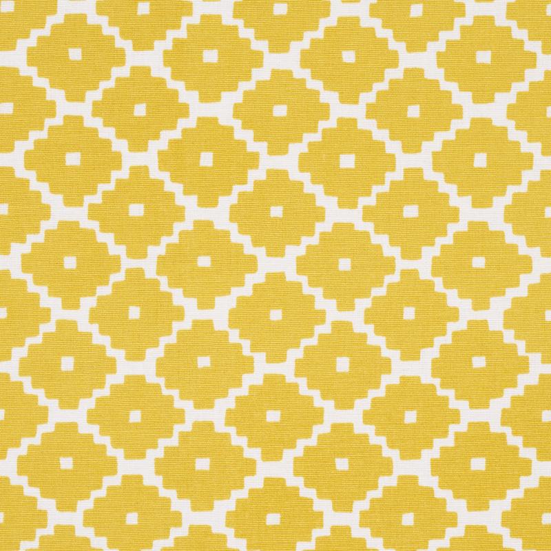 Schumacher Ziggurat Yellow Fabric
