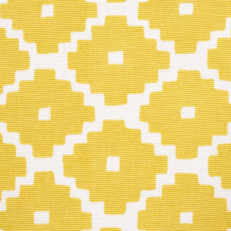 Schumacher Ziggurat Yellow Fabric