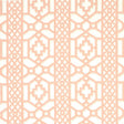 Schumacher Zanzibar Trellis Coral Fabric